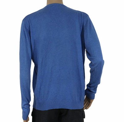 COTTON \u0026 SILK Taglia L Misto Cotone Maglione Maglia Pullover Scollo a V  Uomo EUR 24,50 - PicClick IT