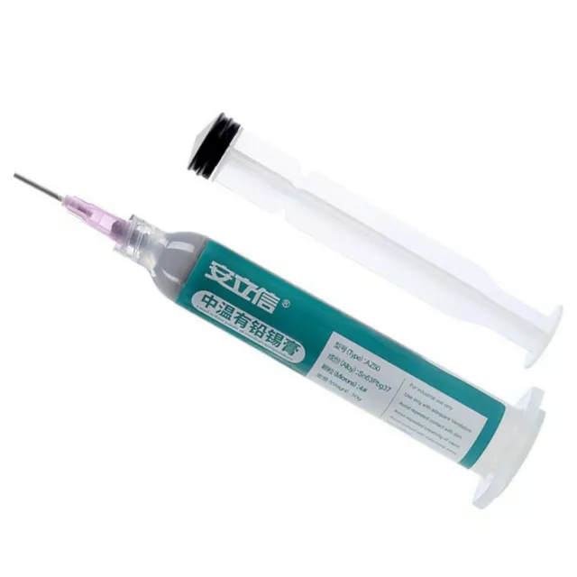 1* 30g BGA Tin Solder Paste Leaded Sn63/Pb37 Syringe Liquid Melting-Point