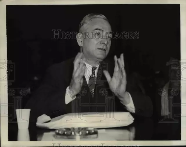 1940 Press Photo Richard Lawry Testifies in Dies Un-American Committee