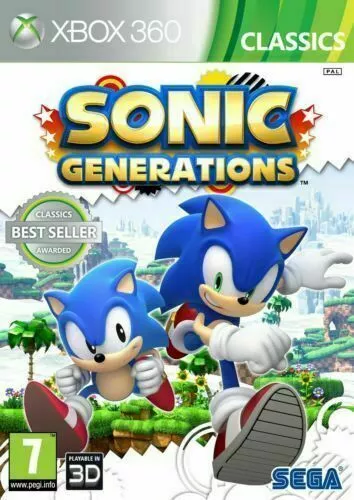 Sega Sonic Generations Xbox 360 Spiel sehr guter Zustand kostenloser Versand