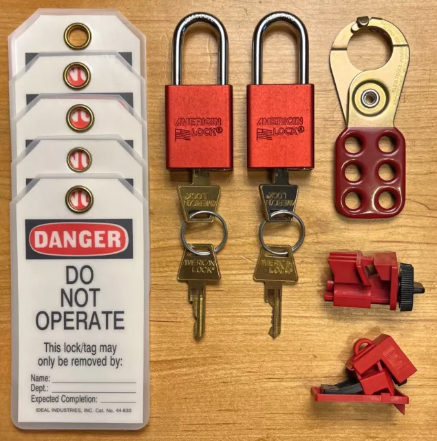 10 Piece Personal Lockout/Tagout (LOTO) Kit