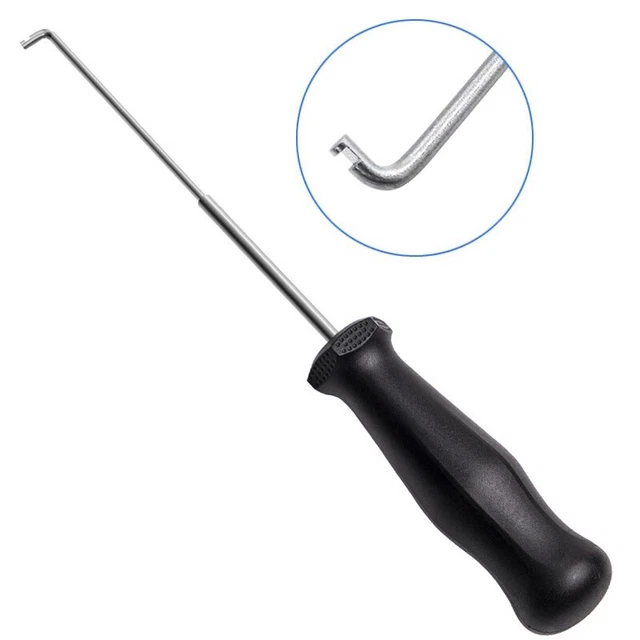 Produktbild von Kinrguiyuez Doppelkopf-Winkelschleifer-Schlüssel – 4-Krallen-Demontagewerkzeug Aus 65er Stahl, 20 Cm, Für 100er & 125er Schleifer