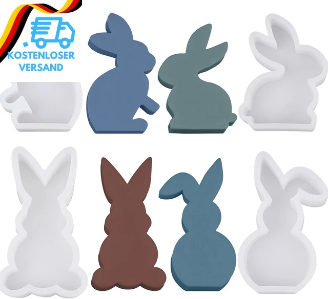 4 Halloween Kürbis Silikonformen - Gießformen Für Kerzen & Deko