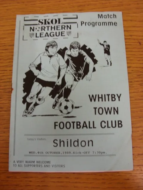 04/10/1989 Whitby Town v Shildon  (Rusty Staple, Creased Corner)
