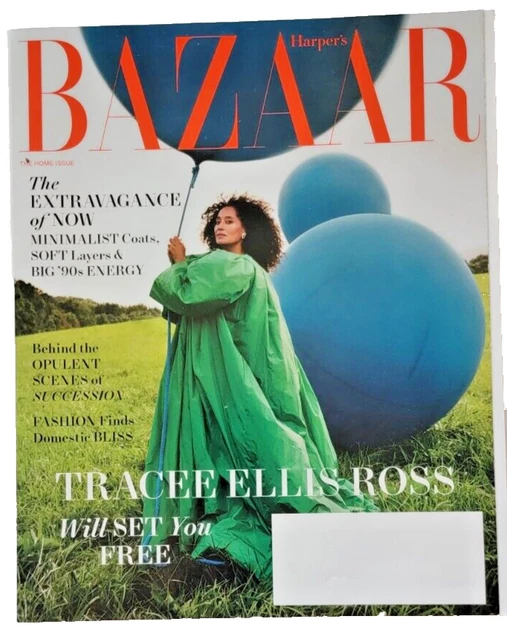 HARPERS BAZAAR MAGAZINE TRACEE ELLIS ROSS Nov 2021 Behind Scenes of