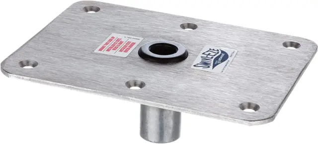 Attwood Lock'N-Pin 3/4" Boat Seat Post Base Stainless Steel Non-Threaded Lock'N-