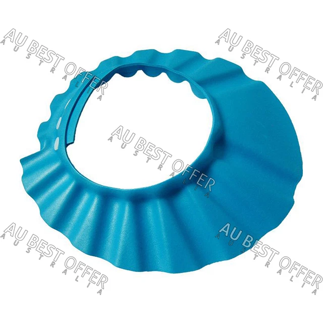 Adjustable Baby Shower Cap Baby Kids Children Bath Shampoo Shield Hat Au