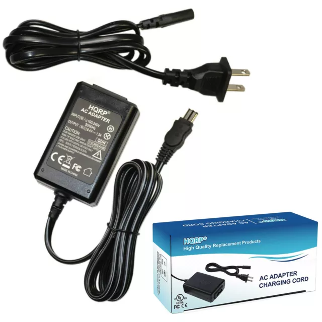 HQRP AC Adapter for Sony HandyCam DCR-DVD201 HDR-UX1 DCR-PC101 DCR-TRV340