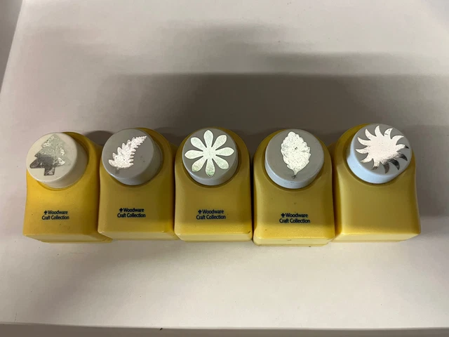 5 estampillas de papel artesanal de colección artesanal de carpintería