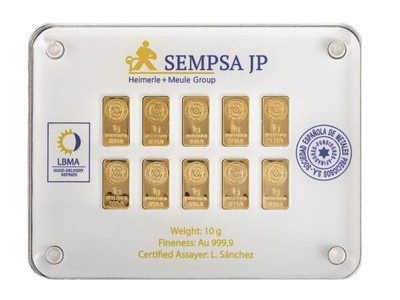 Lingote Oro Fino VALCAMBI 1 gr 999,9 or lingot lingotto gramos 
