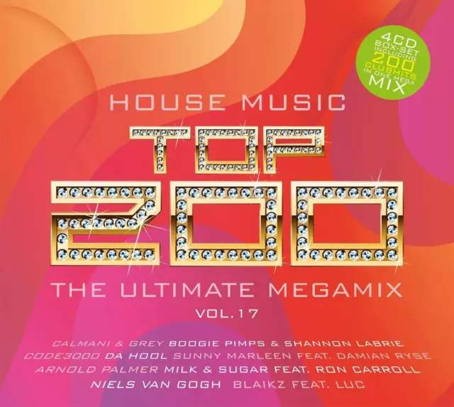 House Music Top 200 Vol.17  - 4 CD's NEU/OVP