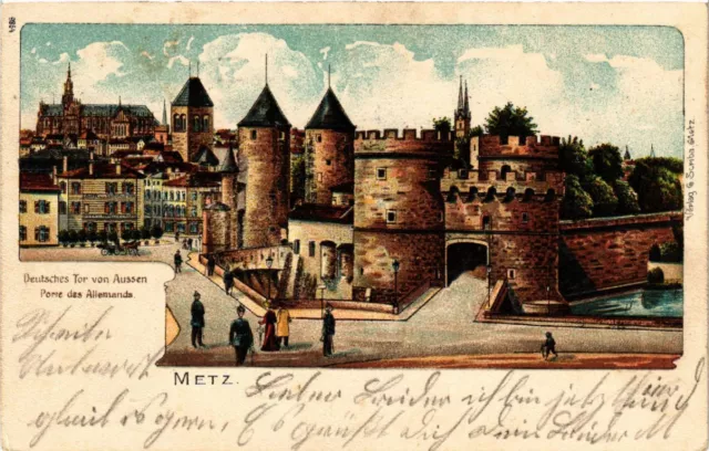 CPA AK METZ - German Thor from Outside (474206)