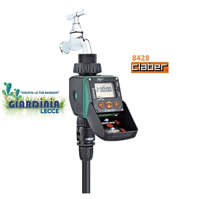 CLABER Programmatore Automatico a 1 Via AQUAUNO VIDEO-2  Art.8428