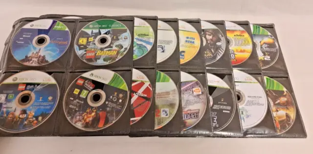 XBOX 360 Job Lot of over 50 Games, Age Rating up to 12 Years, No Cases