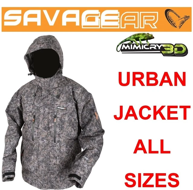 CLEARANCE SAVAGE GEAR Mimicry Urban Camo Jacket Sea Coarse Boat