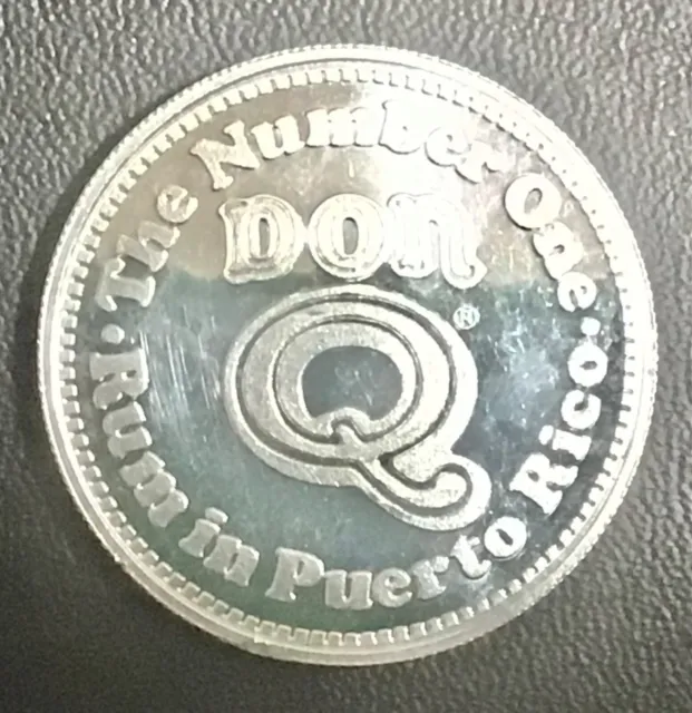 1981 Rum Don Q - Puerto Rico Aluminum Token/Medal!