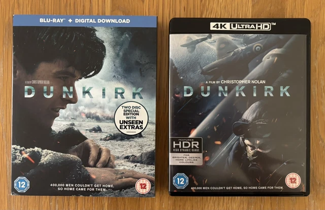 DUNKIRK [4K UHD Blu-ray] (2017) w/ Blu-ray Slipcover £14.99 - PicClick UK