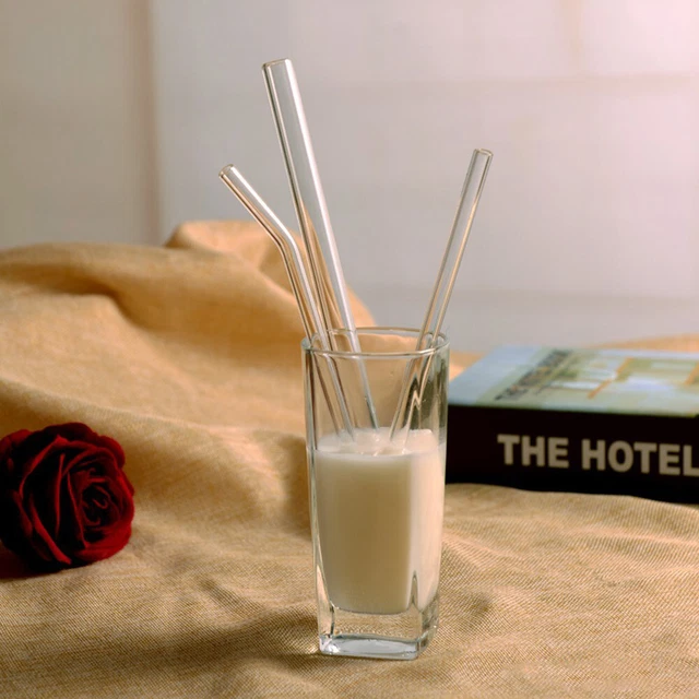 Straws Smoothie Glass Drinking Drinks  Reusable Straws For Milkshakes
