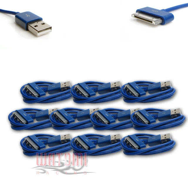 10 Pcs 6Ft Usb Sync Data Power Charger Cable Ipad Iphone Ipod Classic Touch Blue