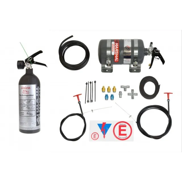 Lifeline Rally Pack Zero 360 3Kg Gas Mechanical Car Fire Extinguisher With 2Kg