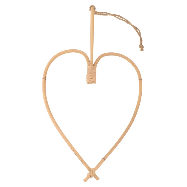 Rattan Heart Home Decor Hanging Hearts Decorations Romantic