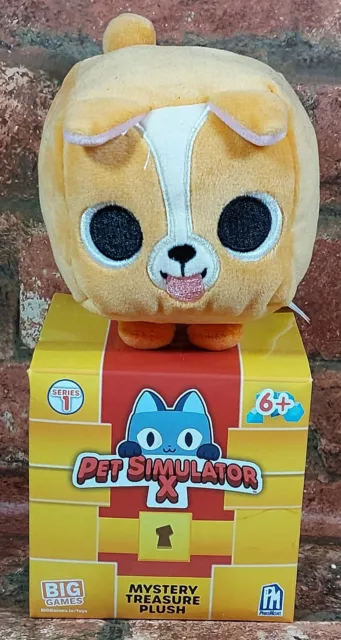  Pet Simulator X - Mystery Pet Treasure Plush 2-Pack (Two 4  Tall Plushies, Series 1) [Includes DLC] : Toys & Games