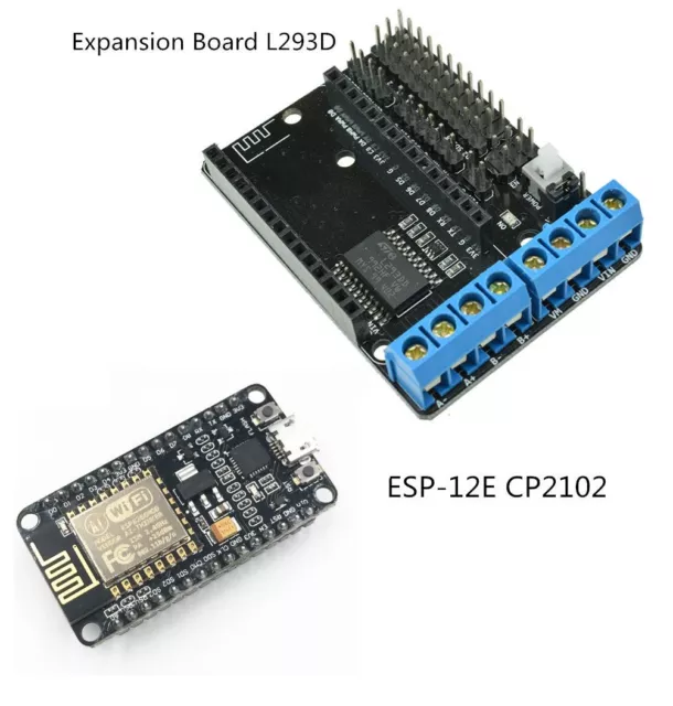 ESP8266 CP2102 Development Board &L293D ESP-12E Wifi Motor Drive for NodeMcu Lua