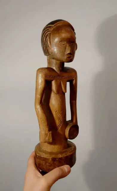 Rare Statue Hemba Luba Figure Fetish, Congo, Tribal Art Africain
