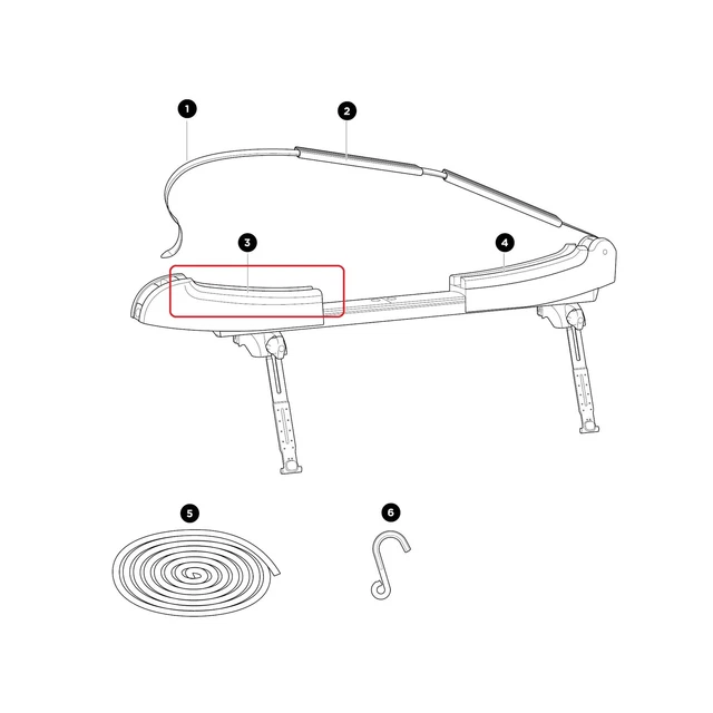 Thule Base Pad sinistro per SUP Taxi XT 54138