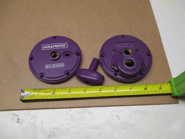 Newell Reels ** 600 Series Purple Plate Set With Knob ** Nos *************