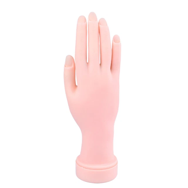 2 piezas modelo de práctica de uñas modelo manual para uñas de acrílico