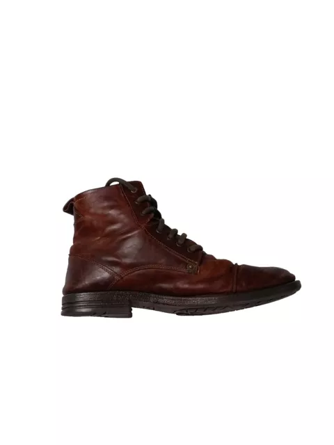 LEVI S EMERSON BROWN Leather Boots UK Size 10 Men s 34.95
