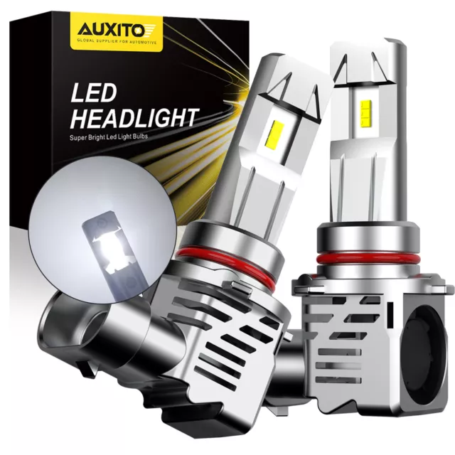 Pair Plug & Play AUXITO 9005 LED White Headlight Bulbs High Low Beam FREE RETURN