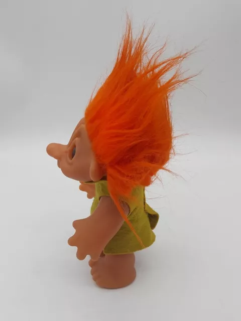 Troll Orangene Haare Thomas DAM von 1977 Made in Denmark 2