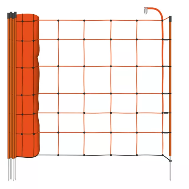 50m 90cm Filet de clôture électrique BASIC de VOSS.farming, pour ovins, 1 pointe