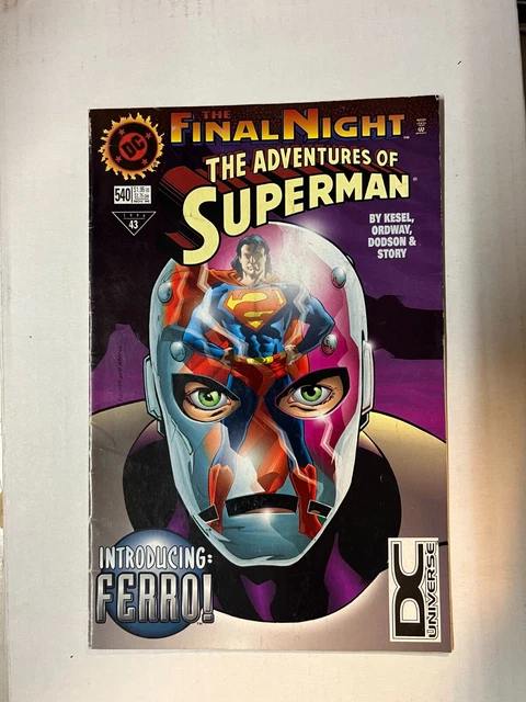 Adventures of Superman #540 DC Universe Logo Variant | Combined Shipping B&B