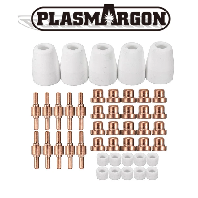 PT31 LG40 Plasma Electrodes Tips Nozzle Consumables Fit CUT40 CUT50 CT312 30pcs