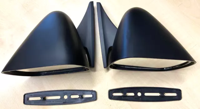 New Mazda Mx5 Miata Eunos Black Racing Mirror Pair