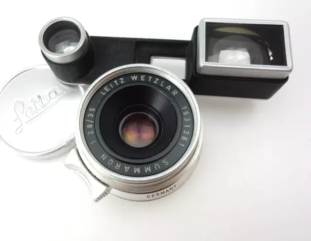 Google Leitz Leica M SUMMARON 35 mm f2,8 1931381 cromo M3 jl125