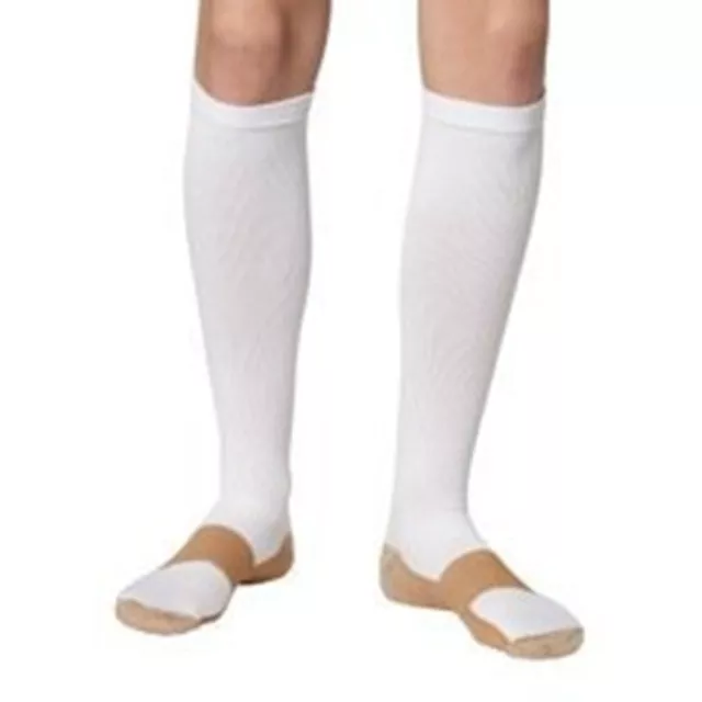 Compression Copper Socks Below Knee High Men Woman Anti Fatigue Foot Pain Relief