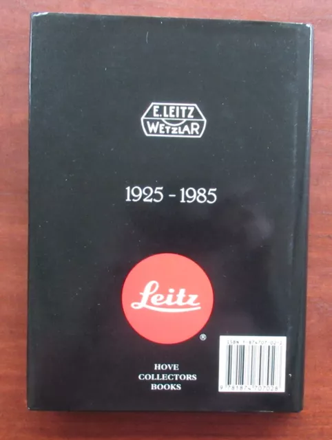 LEICA The First 60 YEARS by G. ROGLIATTI Hove Collectors Books 2