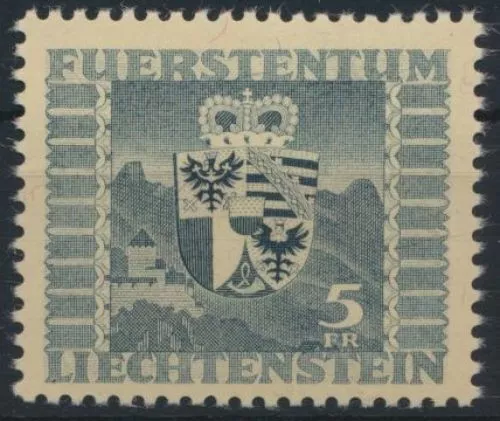 Liechtenstein 243 stemma edizione 1945 impeccabile nuovo di zecca nuovo di zecca cat. valore 35,00