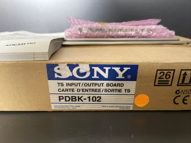 Sony PDBK-102 MPEG-2 TS Input/ Output Board für HDV PDW-F30 / PDW-F70 / PDW-F75 2