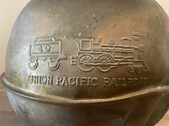 UNION PACIFIC RR Railroad Train Brass Spittoon Spitoon Vintage £22.20 ...