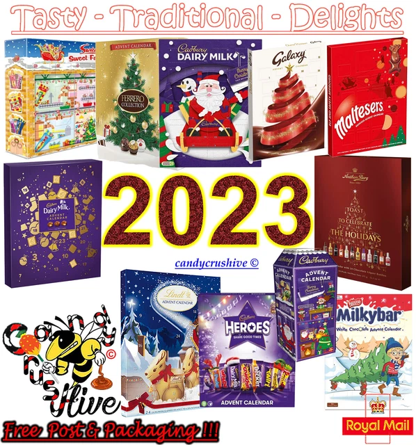 2023 CHRISTMAS ADVENT Calendar Calendars Milk Chocolate Lindt Dairy