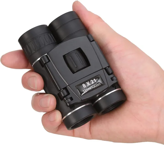 Mini Compact Pocket Binoculars Lightweight Foldable Binoculars For Travel Hiking
