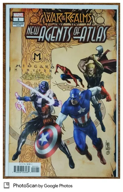 New Agents of Atlas #1 Connecting Variant NM First App War of the Realms Marvel