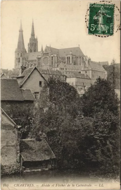 CPA Chartres Abside de Fleches de la Cathedrale FRANCE (1154890)