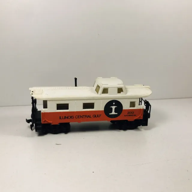 Tyco HO Illinois Central Gulf Caboose ICG # 2013 Model Freight Train Railcar