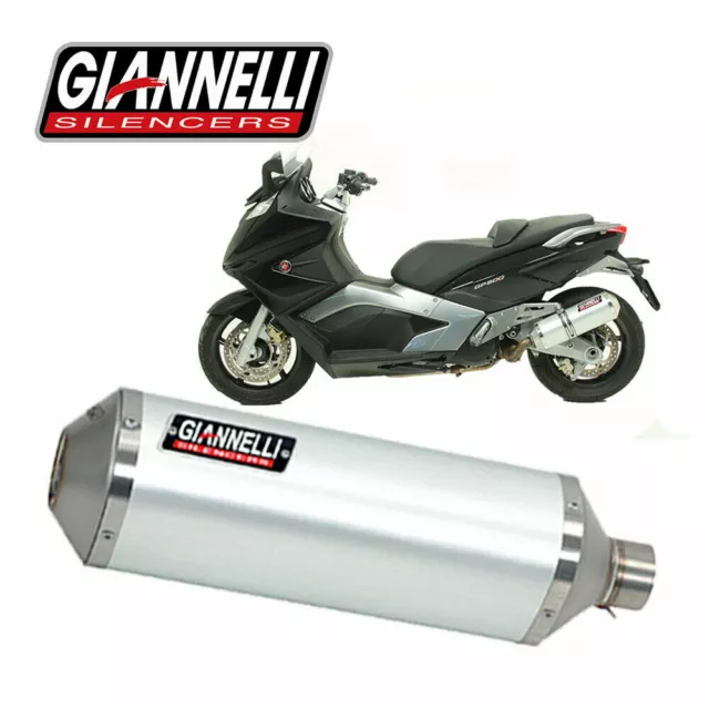 Terminale di Scarico Giannelli Ipersport Alluminio Gilera GP 800 2008 > 2013